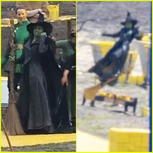 Daydream Stars: 'Wicked' Set Photos Show Cynthia Erivo & Her Stunt ...