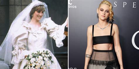 Kristen Stewart Said 'Spooky' to Film in Princess Diana Wedding Dress ...