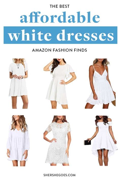 Amazon Fashion Finds: The Best White Dresses to Wear All Summer