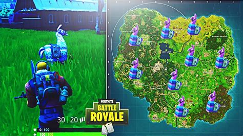 How To Find Supply Llamas in Fortnite! Supply Llama Spawn Locations! (Fortnite Battle Royale ...