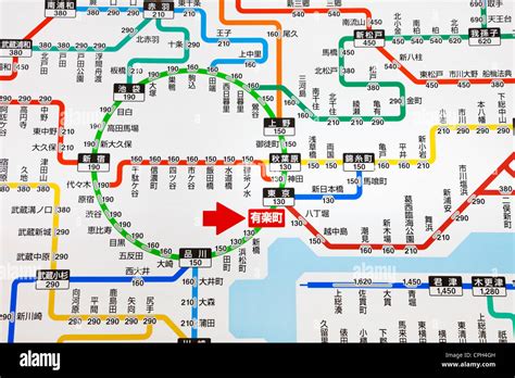 Asia, Japan, Tokyo, Train Map, Tokyo Railway Map, JR, Japan Railways ...