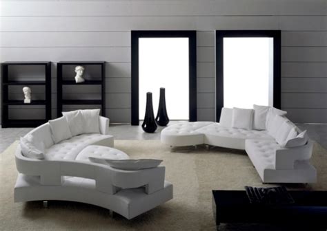 The new leather modular sofa with futuristic shape Formenti | Interior Design Ideas - Ofdesign