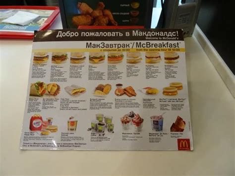 Mcdonald's Breakfast Menu With Pictures - canvas-data