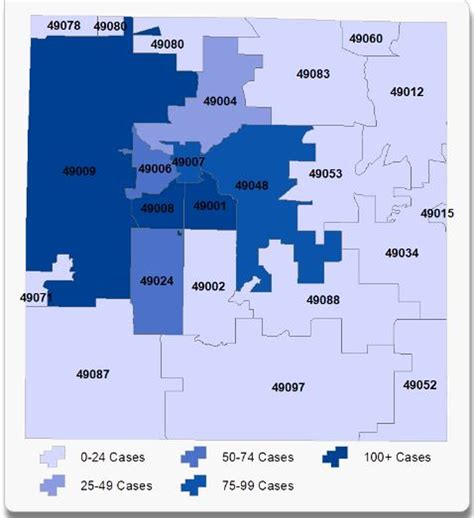 Kalamazoo County Covid-19 Cases by Zip Code