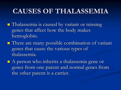 PPT - THALASSEMIA PowerPoint Presentation, free download - ID:3295447