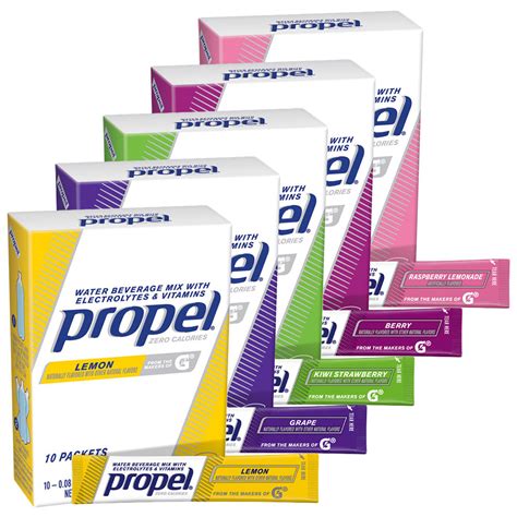 Propel Zero Calorie Mix & Match Powder Packets - Hydration Depot