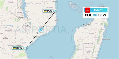 TM461 Flight Status LAM Mozambique Airlines: Pemba to Beira (LAM461)