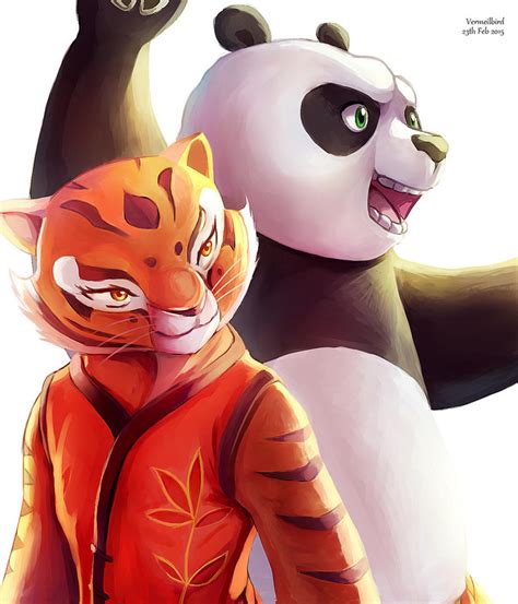 Tigress and PO by Vermeilbird on DeviantArt