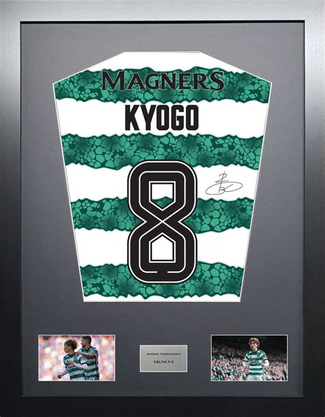 Kyogo Furuhashi Celtic signed shirt display 2024 season – The Frame Lab