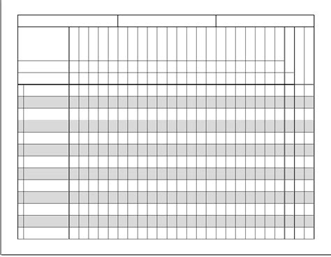 Printable Gradebook » ExcelTemplate.net