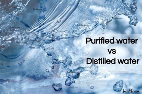 Purified Water Vs. Distilled Water – Frizzlife