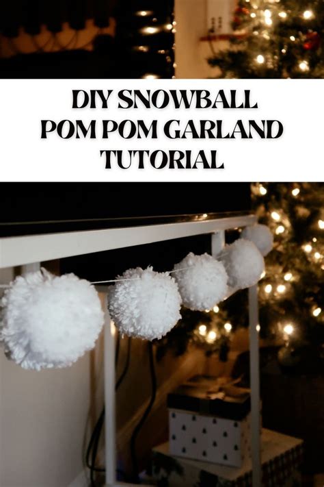 How to make snowball pom poms