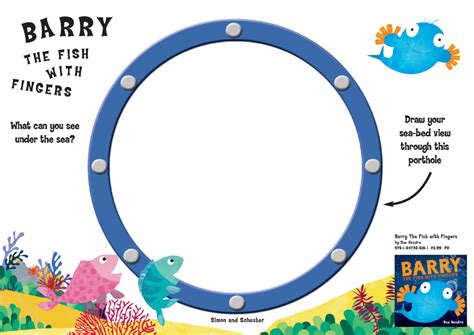 Barry the Fish with Fingers Porthole Drawing - Scholastic Kids' Club