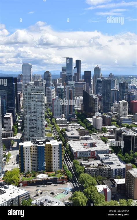 The Seattle, Washington skyline Stock Photo - Alamy