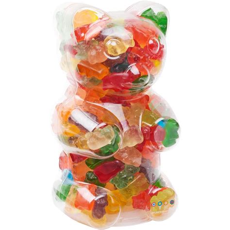 Dylan's Candy Bar Clear Gummy Bear Filled With Gummy Bears | Candy ...