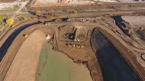 Construction of New Settling Pond Nearly Finished - Great Lakes Aggregates