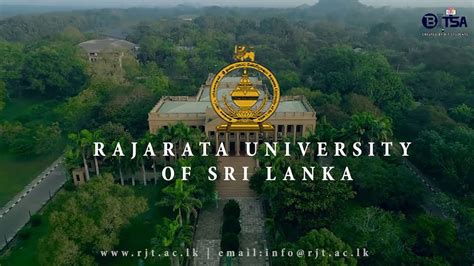 Rajarata University of Sri Lanka | Documentary Video | BITSA - YouTube