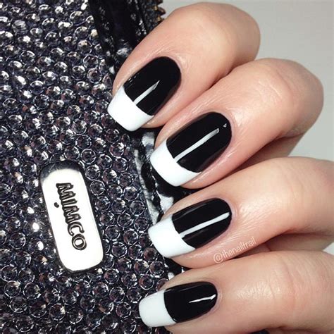 50 Best Black and White Nail Designs | StayGlam