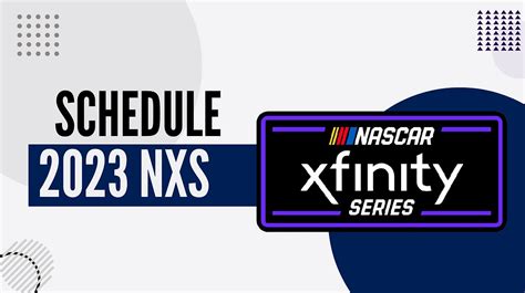 2023 NASCAR Xfinity Series Schedule