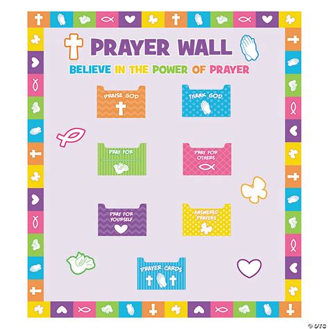 Prayer Wall Bulletin Board Set | Oriental Trading