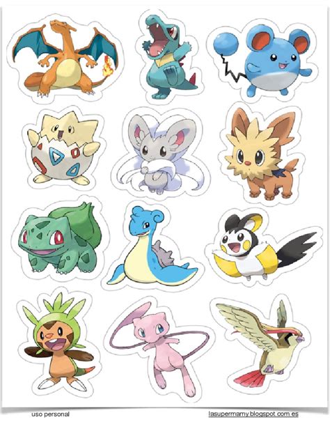 Pokemon Go Stickers | PDF