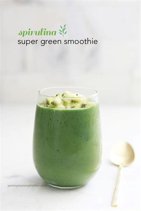 Spirulina Super Green Smoothie | Yummy Mummy Kitchen | A Vibrant ...