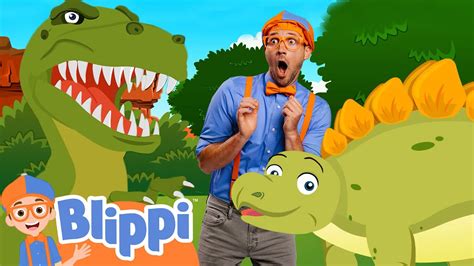 Blippi DINOSAUR SONG! | Learning Animals for Children | Educational ...