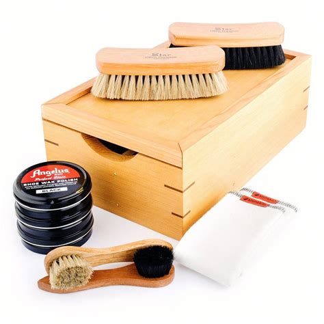 The Ultimate Shoe Shine Kit | Shoe shine kit, Shoe shine, Leather boot shoes