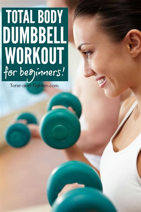 Beginner dumbbell workout you can do at home! Free weight strength training exer… | Free weight ...