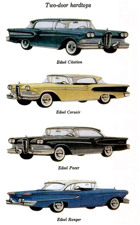 Ford Edsel: See all 18 models of the 1950s car that failed disastrously ...