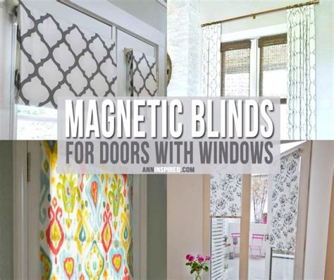 Magnetic Blinds for Doors with Windows | Ann Inspired