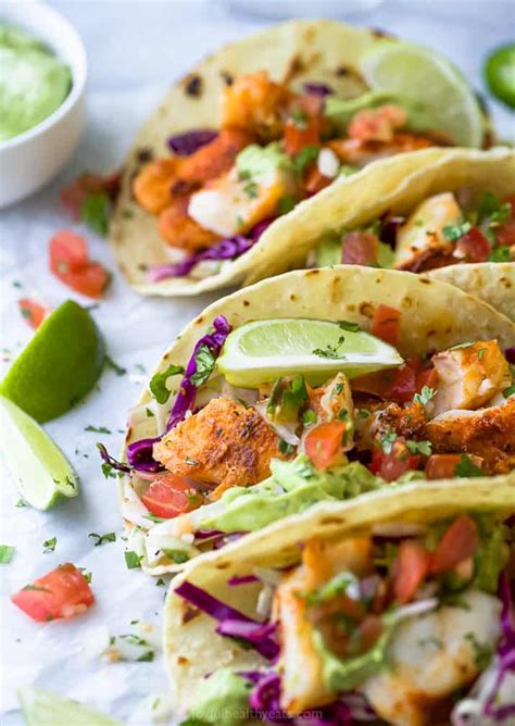 Baja Fish Tacos Recipe | Joyful Healthy Eats