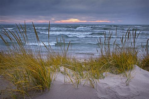 Beach By Holland Michigan No 0192 Photograph by Randall Nyhof