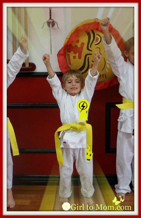 Karate Yellow Belt Boy - Girl to Mom