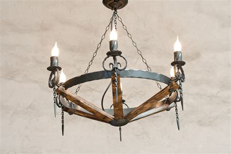 Wrought Iron Chandelier Lights Rustic Chandelier - Etsy