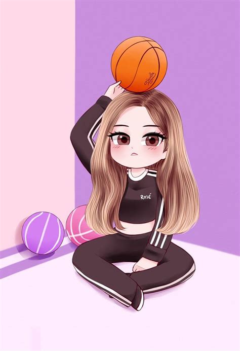 Blackpink Rose, blackpink anime cute HD phone wallpaper | Pxfuel