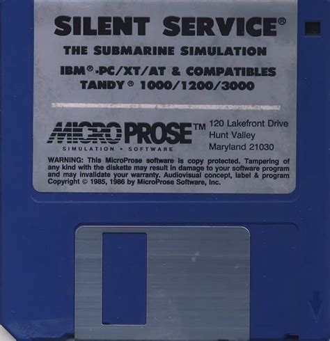 Silent Service cover or packaging material - MobyGames