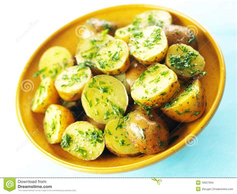 Roasted baby potatoes stock photo. Image of baked, food - 16057934