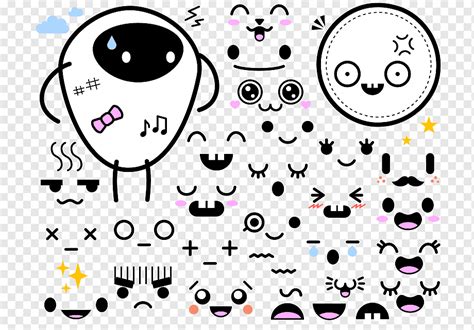 Eyes emoji, Drawing Face Cuteness, kawaii cute japan, purple, white ...