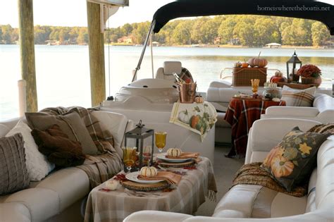 Welcome September and Autumn Inspiration! | Pontoon boat accessories ...