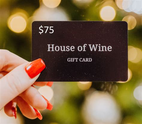 $75 House of Wine Gift Card - House of Wine Grand Rapids