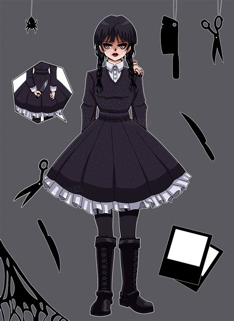 Wednesday Addams | Anime Art Amino