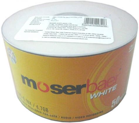 moserbaer DVD Recordable 4.7 GB - moserbaer : Flipkart.com