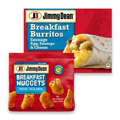 Jimmy Dean® Breakfast Burritos & Nuggets | Food | My Commissary | My ...