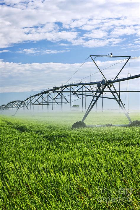 Irrigation Equipment On Farm Field Photograph by Elena Elisseeva