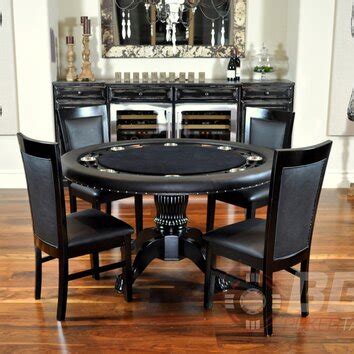 Nighthawk 6 Piece Poker Dining Table Set with Dining Chairs | Wayfair