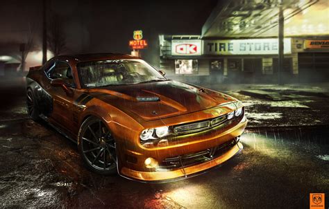 Wallpaper tuning, photoshop, Dodge, Challenger images for desktop, section dodge - download