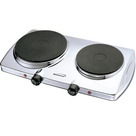 brentwood 11.5-in 2 Elements Metal Electric Hot Plate in the Hot Plates department at Lowes.com