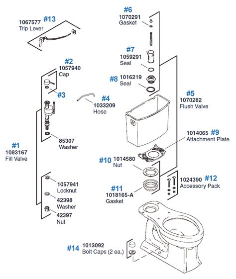 Archer Toilet Replacement Parts by Kohler