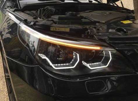 BMW E60 HEADLIGHTS (2019) - ANGEL EYES | Motowey | Bmw e60, Bmw, Headlights